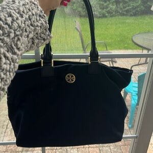 Tory Burch Navy 💙Blue Nylon Tote